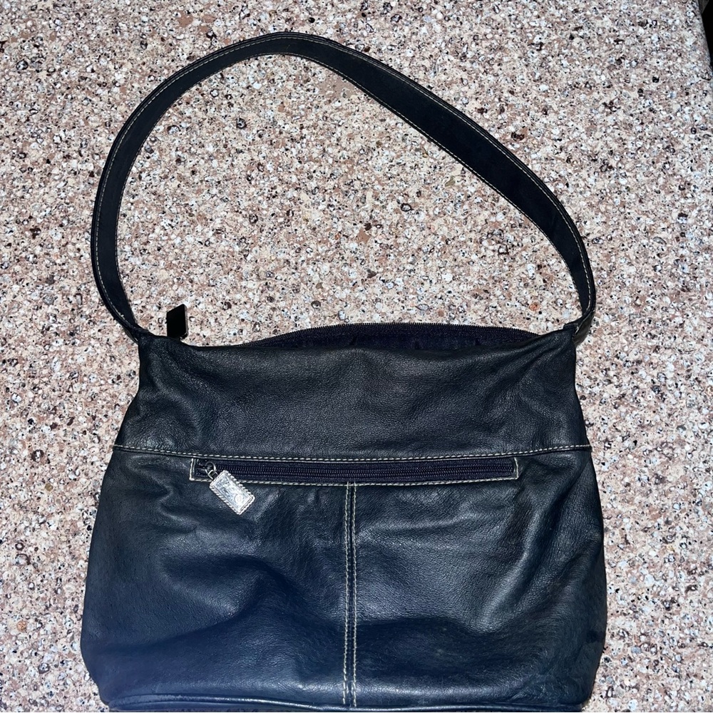Frankie & Johnnie Navy Leather Purse/Bag